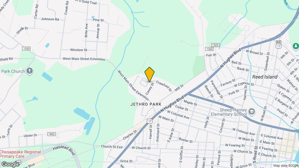 117 Casey St Map and Location Details