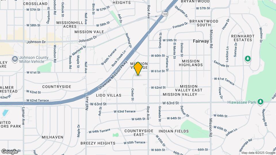 4732 W 61st Terrace Map and Location Details