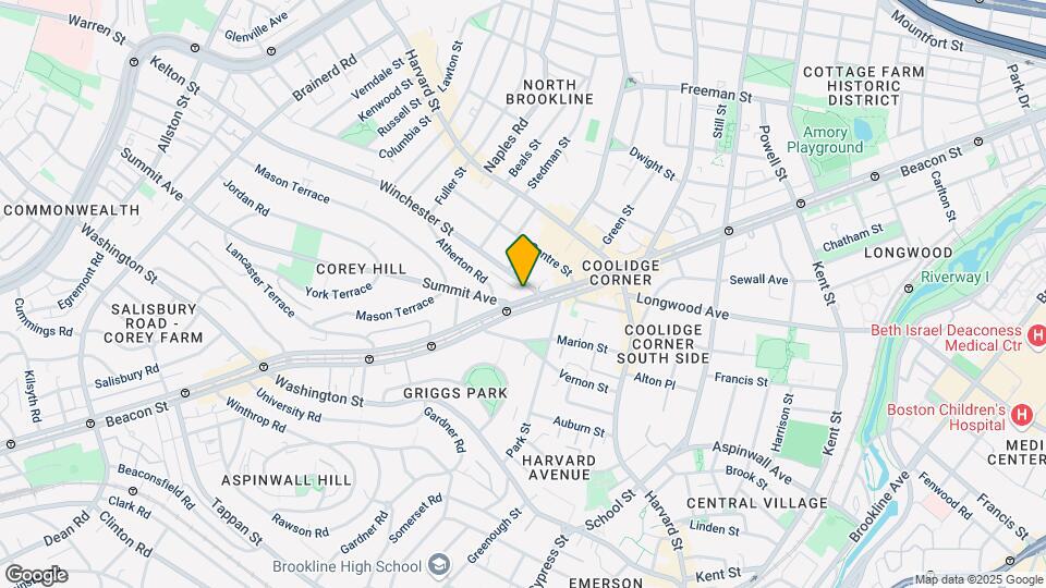 1402 Beacon St, Unit 1404-3 Map and Location Details