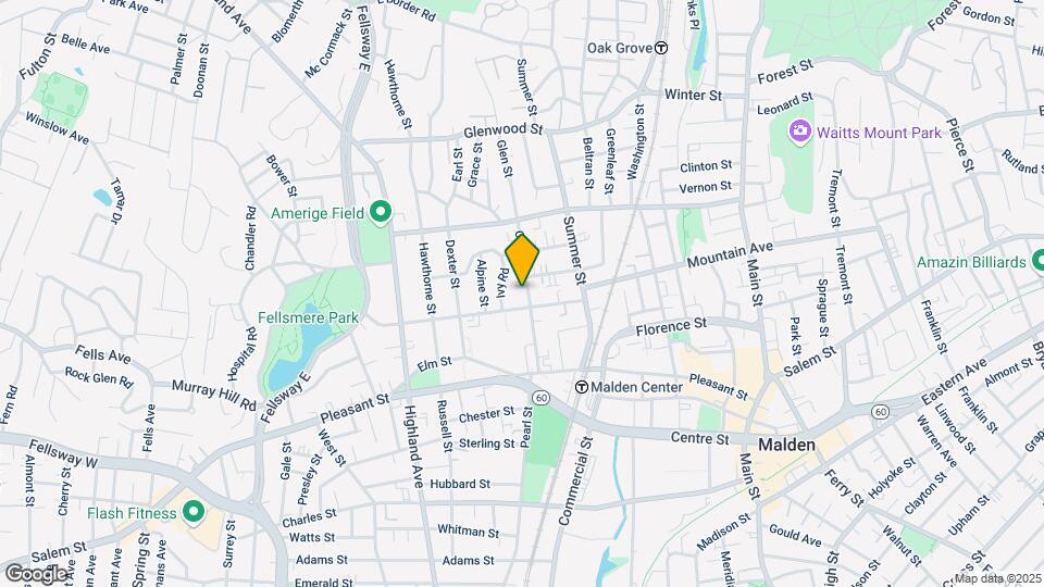 68 Cedar St, Unit B1-22 Map and Location Details