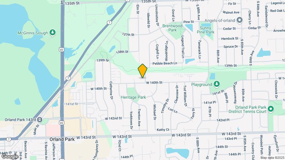 9100 W 140th St Mapa y Detalles de la Ubicación