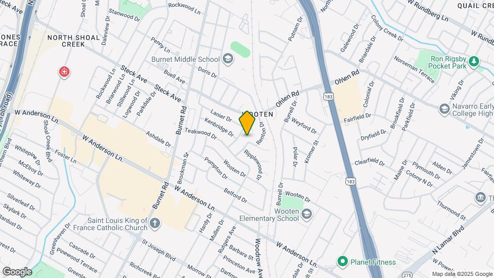 8206 Emberwood Dr Map and Location Details