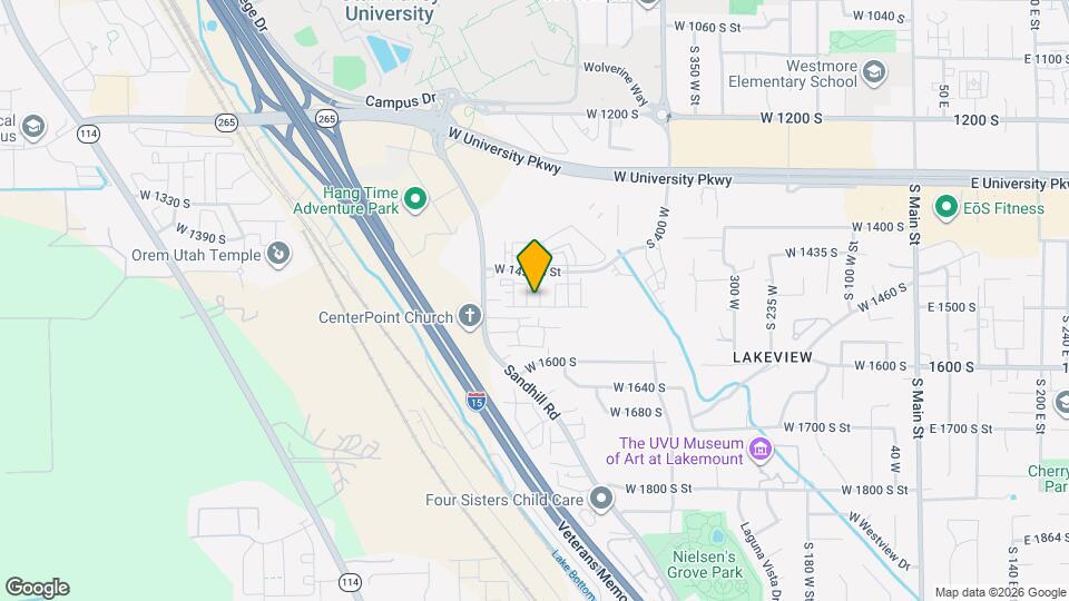 1502 S 590 W Map and Location Details