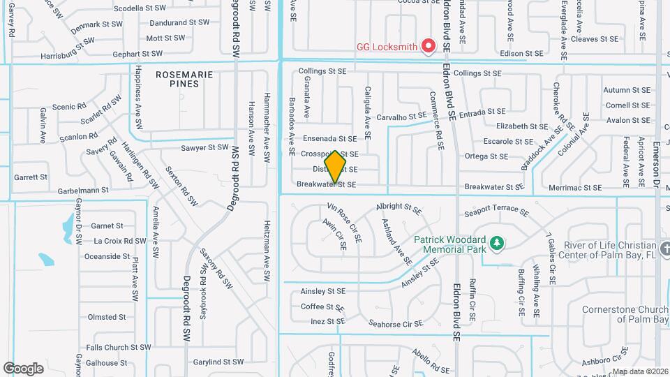 200 Breakwater St SE Map and Location Details
