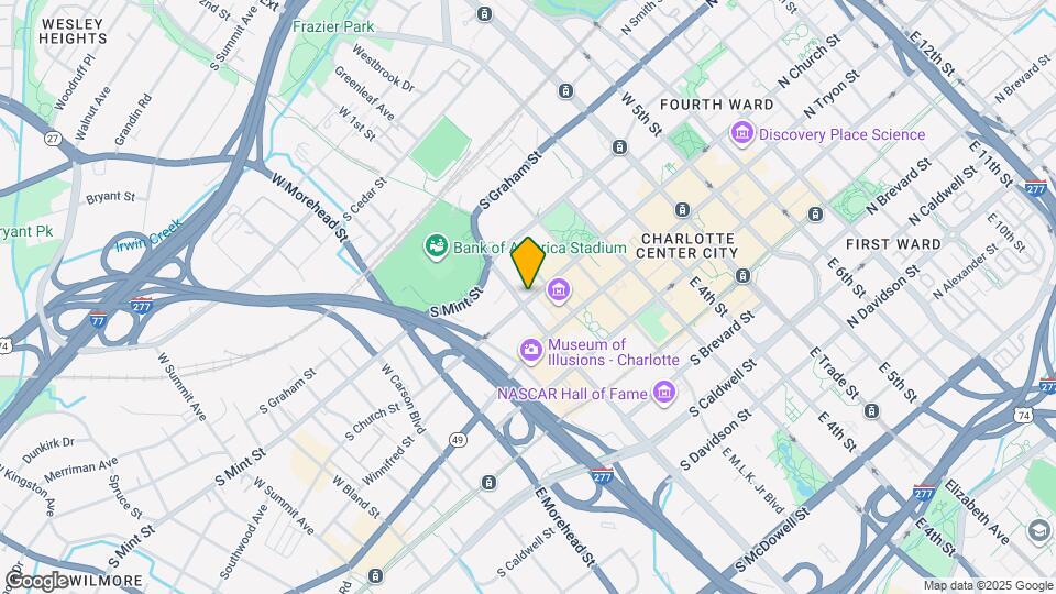 544 S Church St Map and Location Details