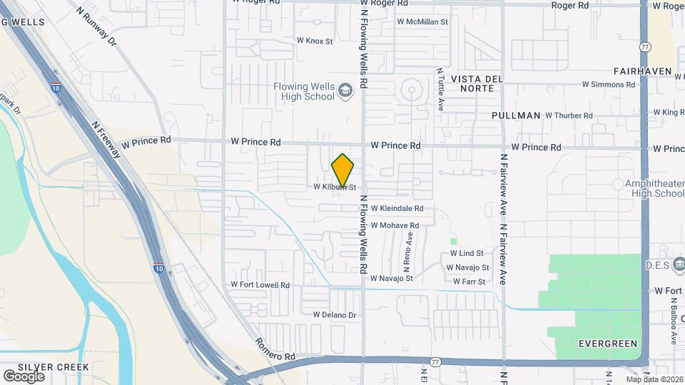 1435 W Kilburn St Map and Location Details