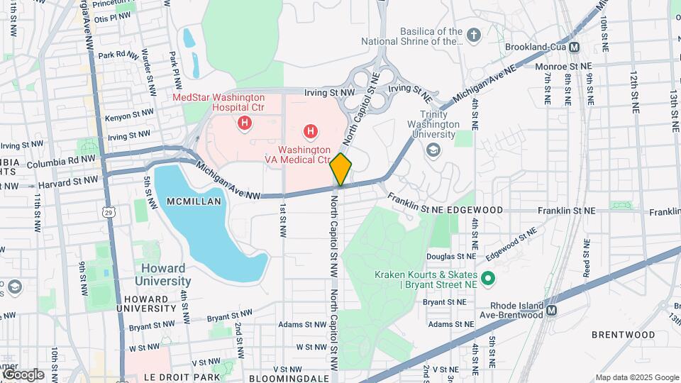 2919 North Capitol St NE Map and Location Details