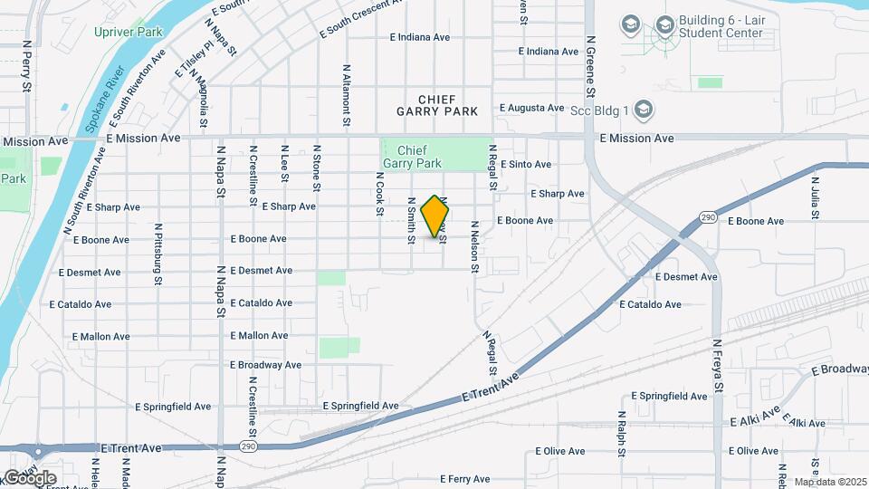 2624 E Boone Ave Map and Location Details