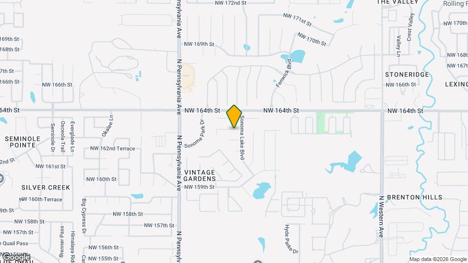 1708 NW 163rd Cir Map and Location Details