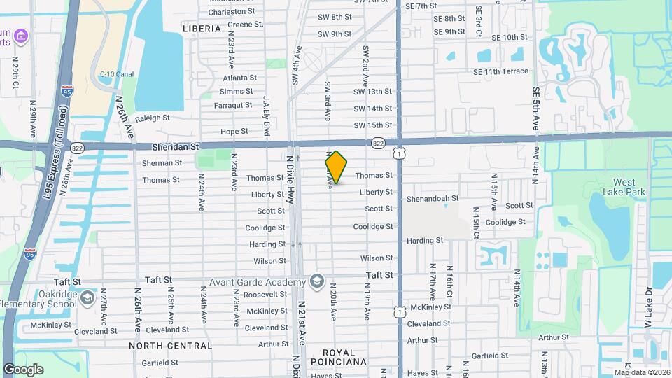 1957 Liberty St Map and Location Details