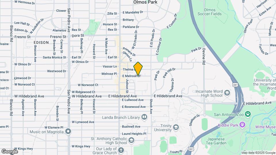 304 E Melrose Pl Map and Location Details