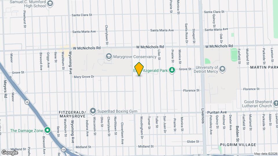 16607 Woodingham Dr Mapa y Detalles de la Ubicación