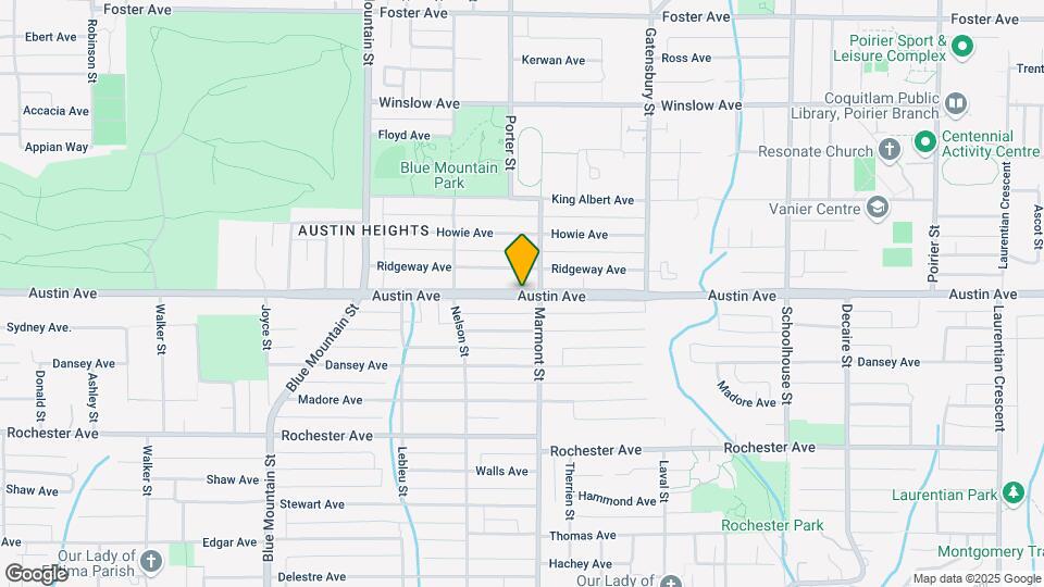 1045 Austin Ave Map and Location Details
