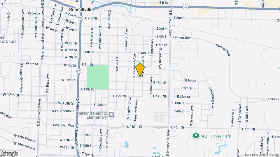 910 S Hartford Ave Mapa y Detalles de la Ubicación