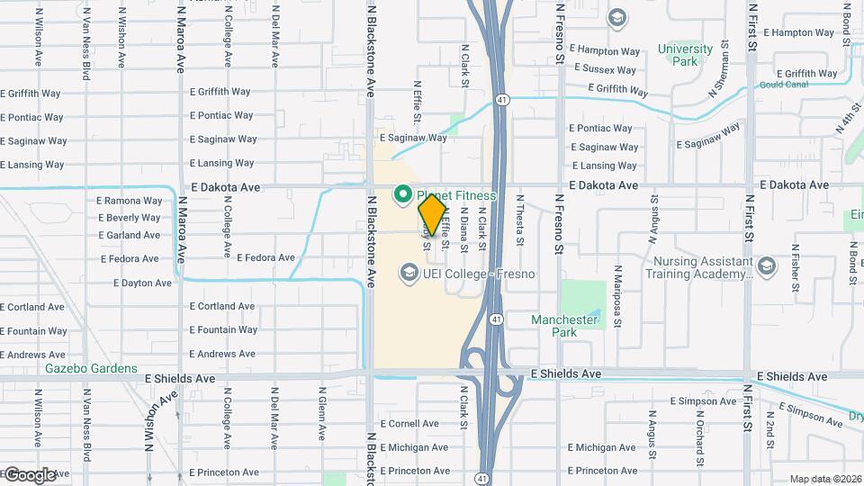 3704 N Abby St Mapa y Detalles de la Ubicación