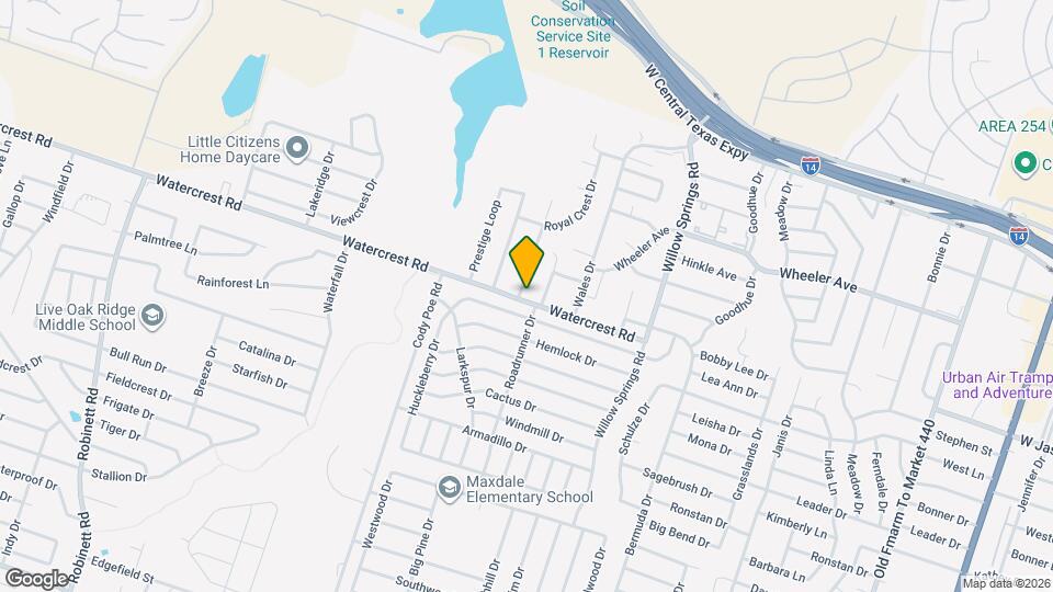 1510 Westway Dr Map and Location Details