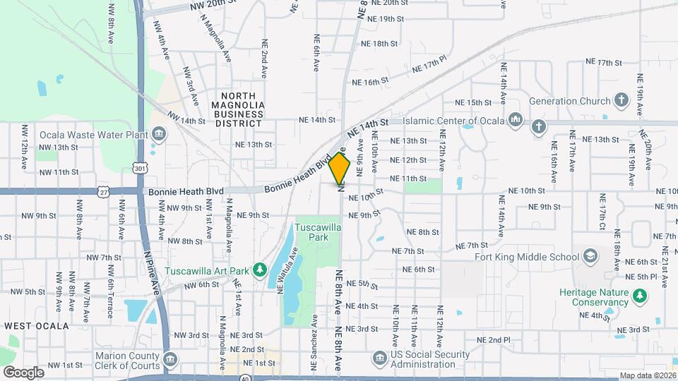 1016 NE 8th Ave Map and Location Details