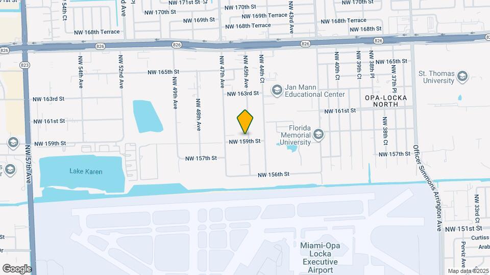15900 NW 45th Ave Map and Location Details