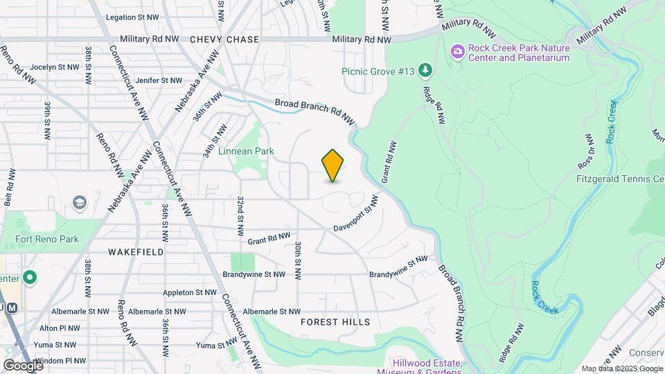 2907 Ellicott St NW Map and Location Details