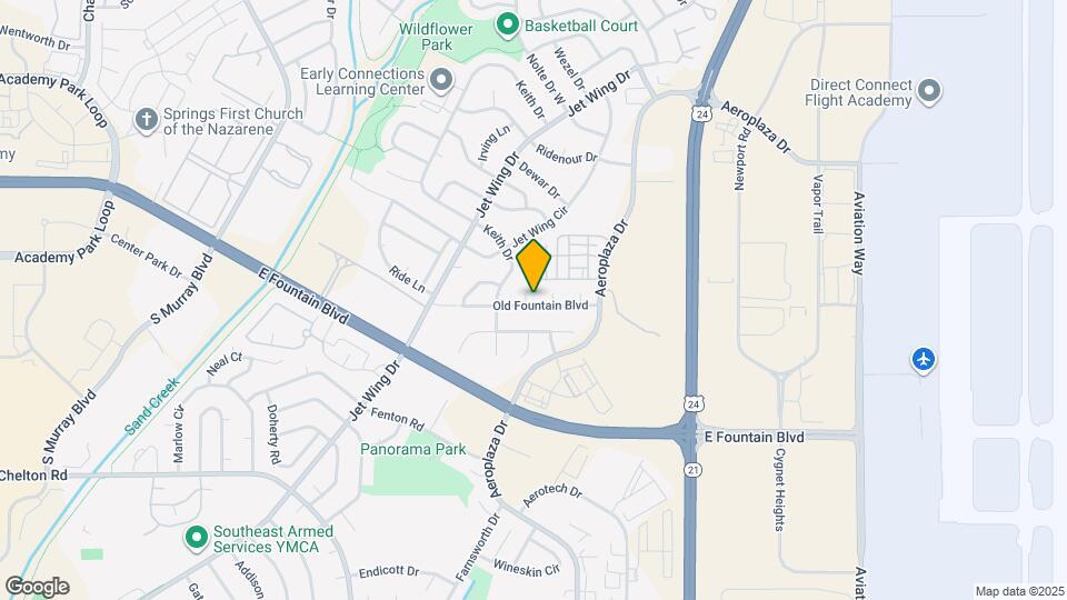 4942 Old Fountain Blvd Mapa y Detalles de la Ubicación