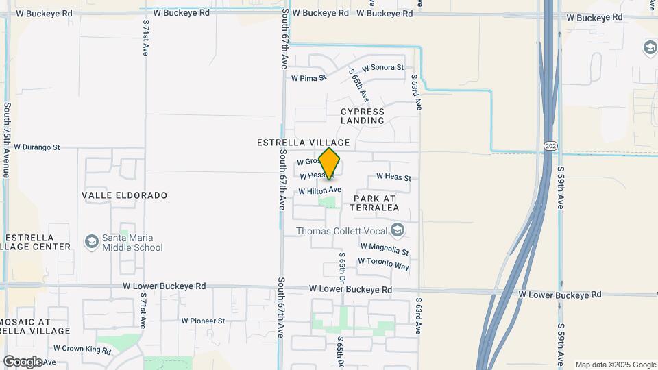 6524 W Hilton Ave Map and Location Details