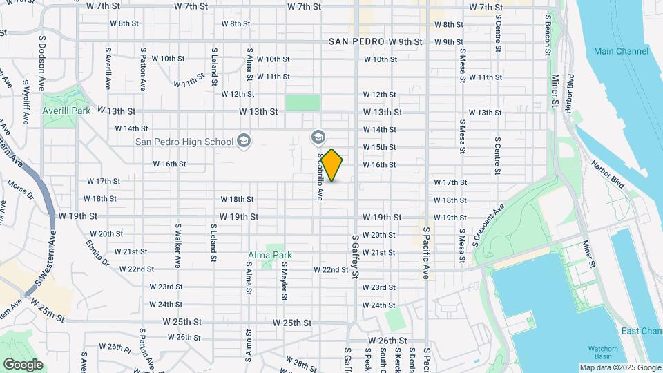 763 W 17th St Map and Location Details