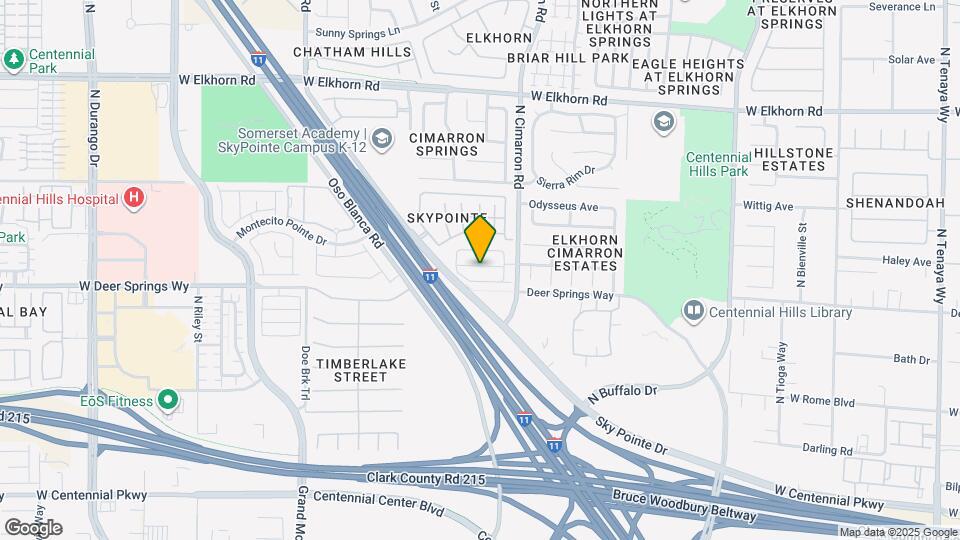 8035 Aztec Basin Ave Map and Location Details