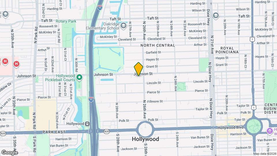 2622 Johnson St Map and Location Details