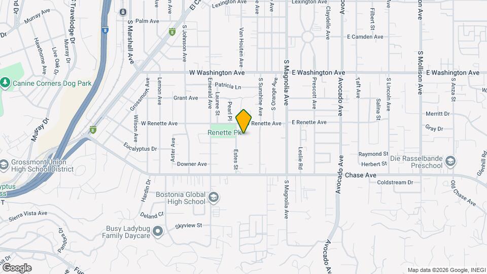 945 Estes St Mapa y Detalles de la Ubicación