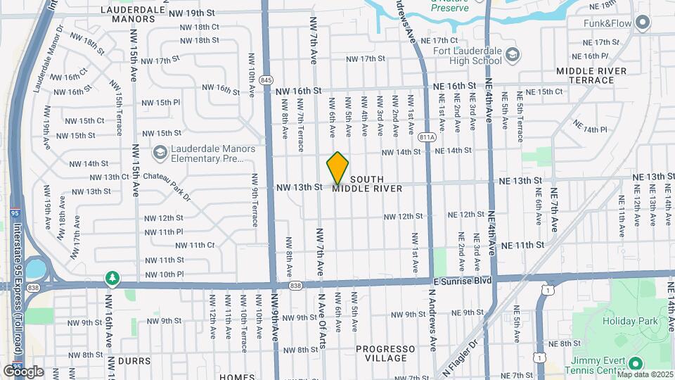 1240 NW 6th Ave Map and Location Details