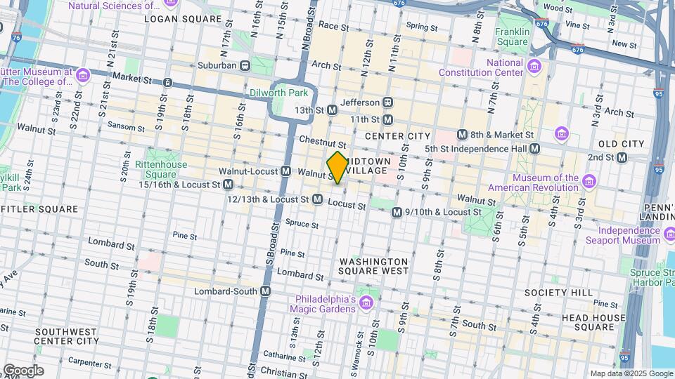 210 S 12th St, Unit 1-1-14R Map and Location Details
