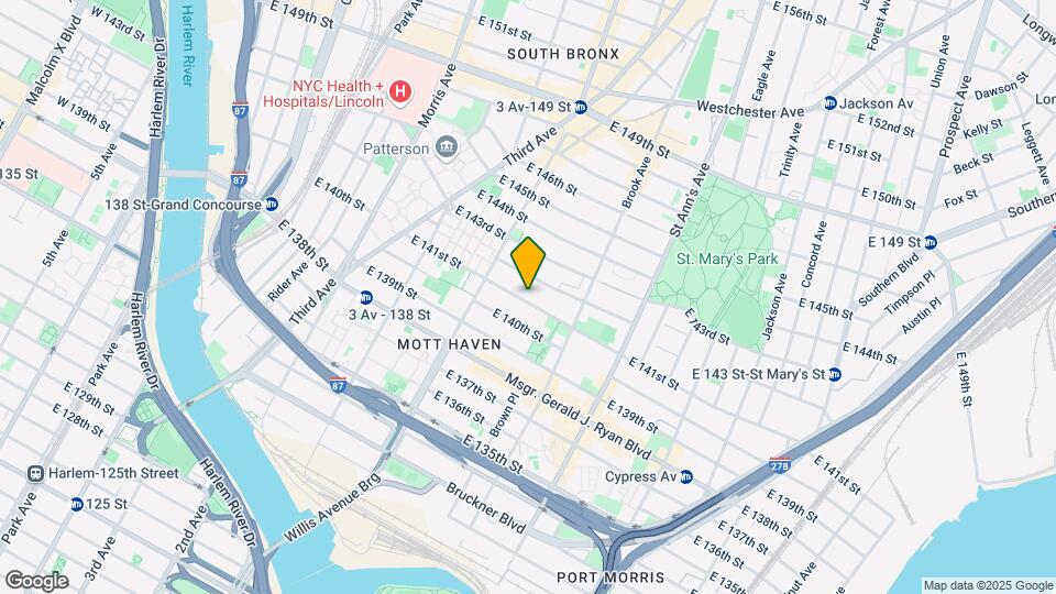 443 E 141st St, Unit 21 Map and Location Details
