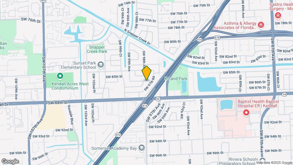 9770 SW 85th Terrace Map and Location Details