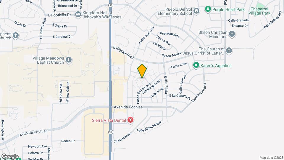 4440 Buena Loma Way Mapa y Detalles de la Ubicación