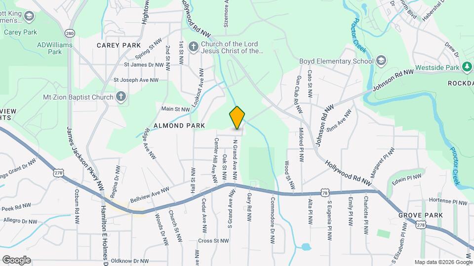 2259 Sisk St NW Map and Location Details