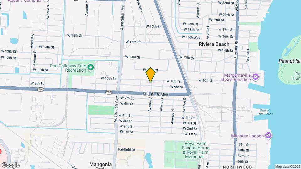 900 W 9th St Map and Location Details