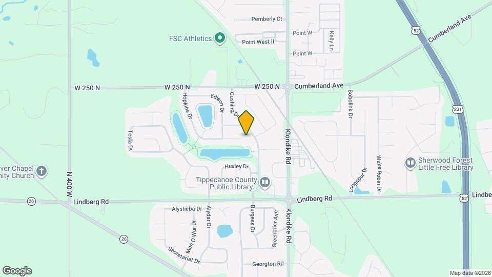 2 Bedroom, 2 Bath Duplex In Lindberg Village Map and Location Details