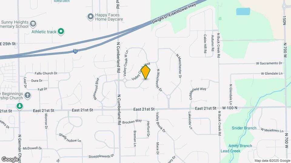 2245 Valley Creek E Ln Map and Location Details