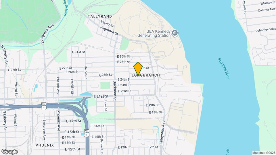 1851 E 24th St Map and Location Details