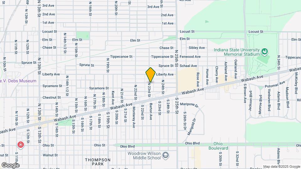 231 N 23rd St Map and Location Details