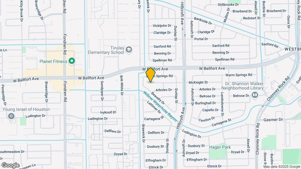 6031 McKnight St Map and Location Details