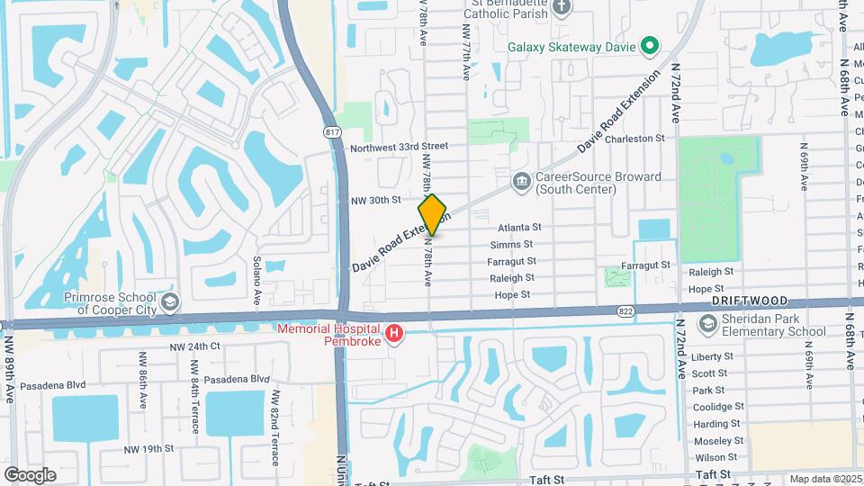 7781 Simms St Map and Location Details