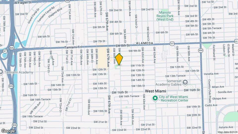 1112 SW 65th Ave Map and Location Details