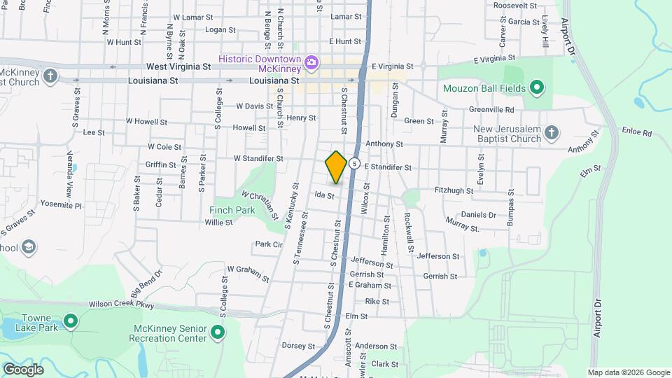 602 S Chestnut St Map and Location Details