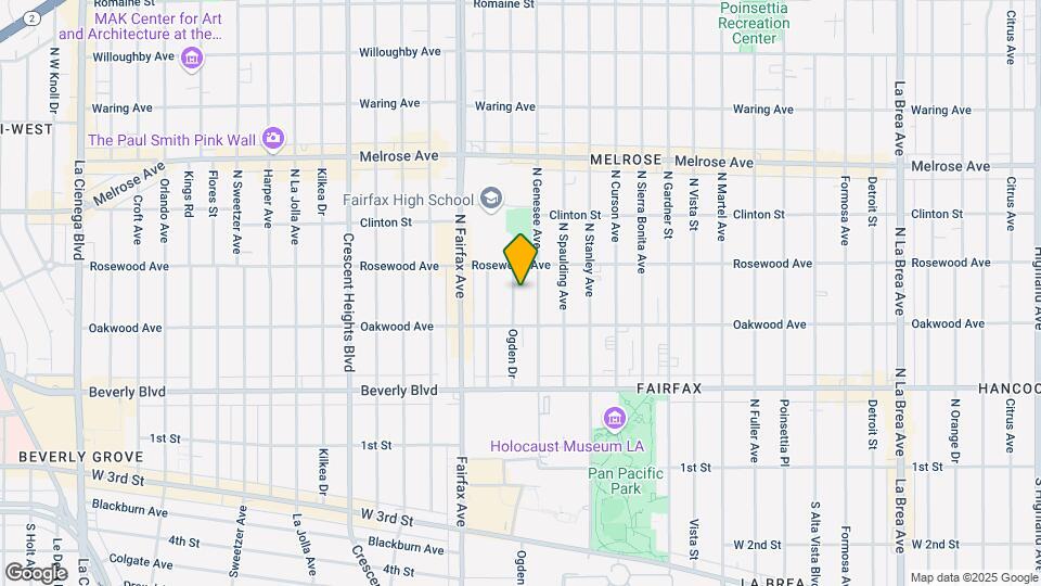 438 N Ogden Dr Map and Location Details
