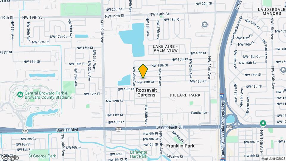 2815-2821 NW 13th Ct Map and Location Details