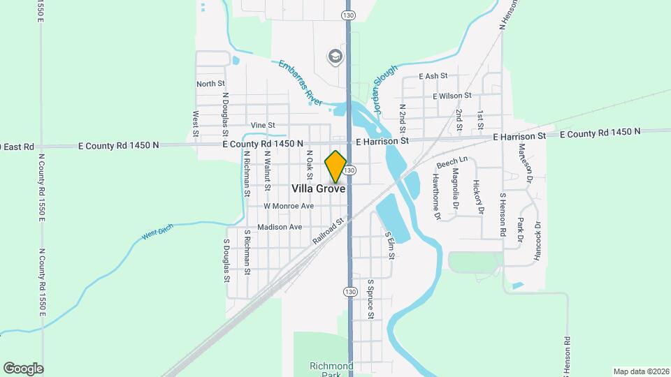 101 N Sycamore St Mapa y Detalles de la Ubicación