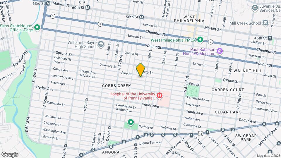 5525 Osage Ave Mapa y Detalles de la Ubicación