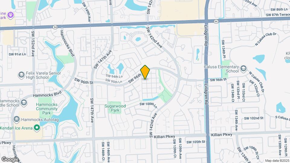 14377 SW 97th Terrace Map and Location Details