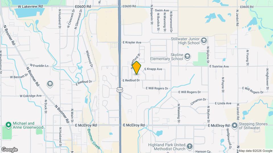 708 Redbud Ct Map and Location Details